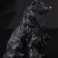 Фигура "Колли" 10х7 см, черный