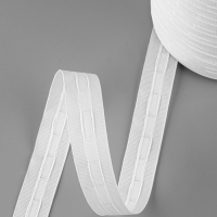 Шторная лента 25мм&times;100&plusmn;1м классическая матовая 2 шнура