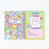 Анкета для девочки А5, 50 листов. Твердая обложка "Девочки"