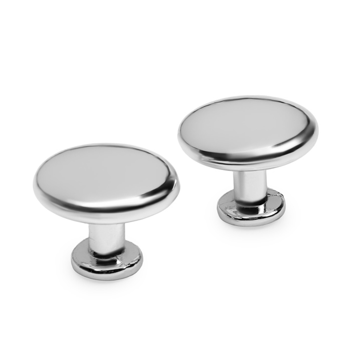 Ручка кнопка ТУНДРА LIGHT PK036CP (MD112CP), хром, 8 шт TMP