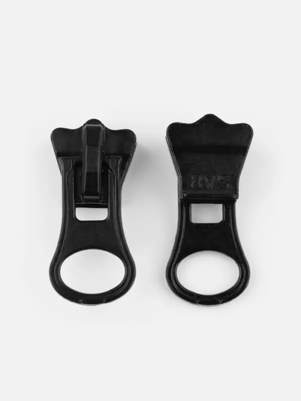 Бегунок для молнии &laquo;Трактор&raquo;, №8, чёрный