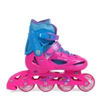 Коньки для фитнеса с роликовой платформой BlackAqua (р.34-37, мультиколор)