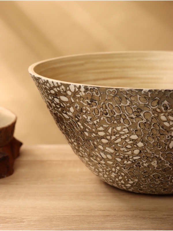 Салатник 29х29х13,5 см, бамбук