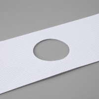 Шторная лента с отверстиями для люверсов, d = 5 см, 10 см, 50 &plusmn; 1 м, цвет белый