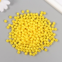 Набор бусин "Жемчуг" d 6 мм, 250 гр, лимонный Набор бусин "Жемчуг" d 6 мм, 250 гр, лимонный