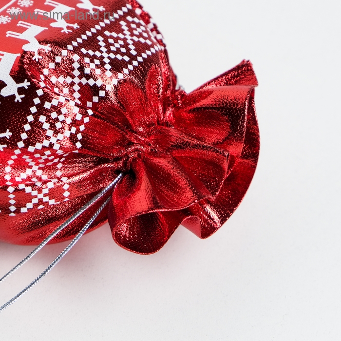 Мешочек подарочный парча &laquo;С Новым годом&raquo;, 16 х 24 см +/- 1.5 см, Новый год