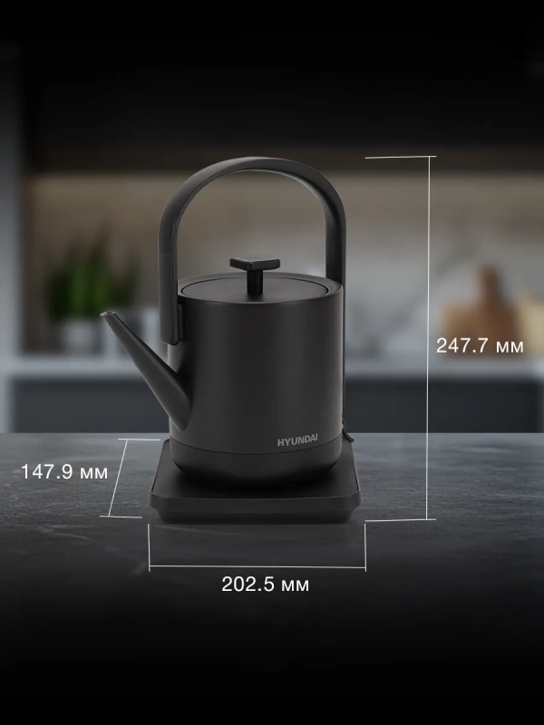 Чайник электрический HYK-S2507 черный