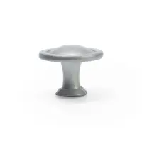 Ручка-кнопка ТУНДРА РК118SN, d=30 мм, матовый никель