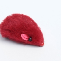 Игрушка для кошек "Малая мышь", натуральный мех кролика, 5 см, микс цветов Игрушка для кошек "Малая мышь", натуральный мех кролика, 5 см, микс цветов