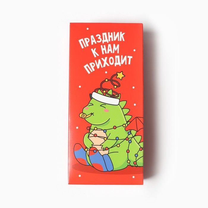 Набор новогодний женских носков KAFTAN "Праздник к нам приходит" размер 36-39 (23-25 см), 5 пар