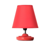 Лампа настольная "Мини" 1х40Вт Е14 красный 15х15х20см МОДЕЛЬ: 3133993