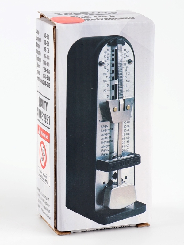 Метроном механический Music Life 3,5 х 5 х 11 см красный Метроном механический Music Life 3,5 х 5 х 11 см красный