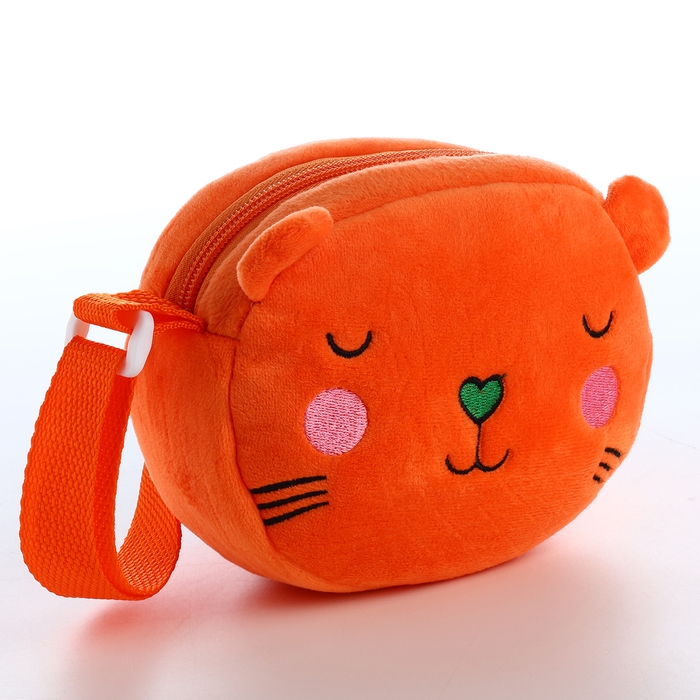 Сумка детская на молнии &laquo;Выбражулька&raquo;, цвет оранжевый