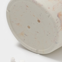 Кашпо круглое "SandStorm" d16,3х15 см, цвет оранжевый