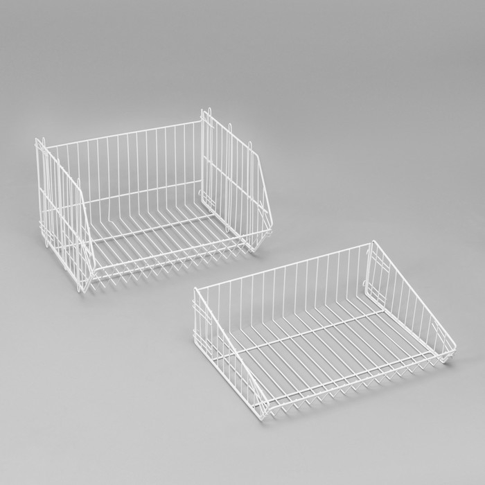 Накопитель разборный на колесах, 5 корзин, 50&times;43&times;147, цвет белый