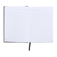 Ежедневник недатированный А5, 160 листов, Attomex.Lancaster, обложка балакрон с поролоном, ляссе, блок 70 г/м2, чёрный Ежедневник недатированный А5, 160 листов, Attomex.Lancaster, обложка балакрон с поролоном, ляссе, блок 70 г/м2, чёрный