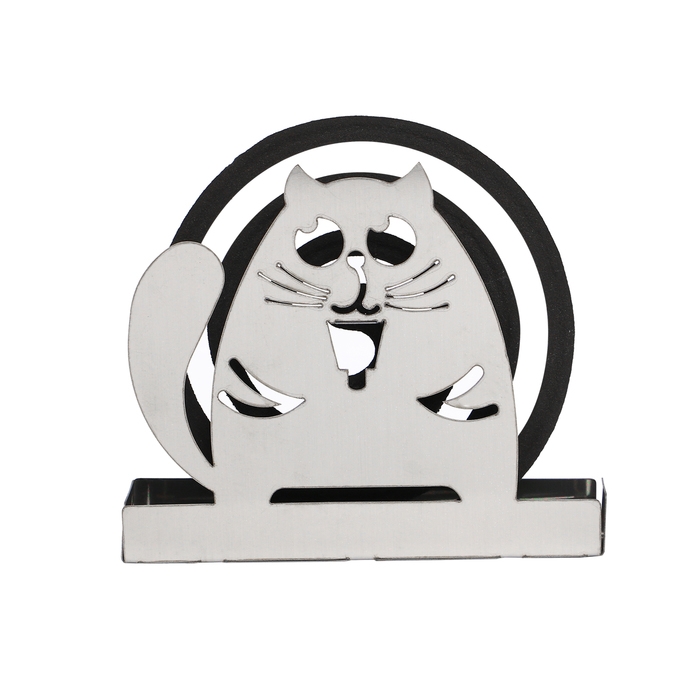 Подставка для спиралей от комаров и благовоний, металл, &laquo;Кот&raquo;