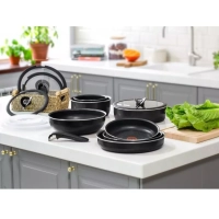 Набор посуды Ingenio Black 04238840, 3 предмета, черный