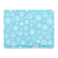 Коврик охлаждающий (гель), 40 х 30 см, снежинки