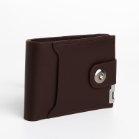 Портмоне мужское на магните, отдел для купюр, для карт, для монет, цвет коричневый Портмоне мужское на магните, отдел для купюр, для карт, для монет, цвет коричневый