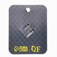 Брошь "Бабочка" матовая, в жилки, цвет чёрный в золоте