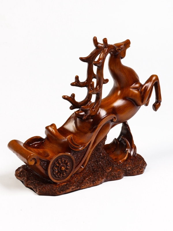 Подставка для бутылки "Олень" под дерево, 17.12.28см