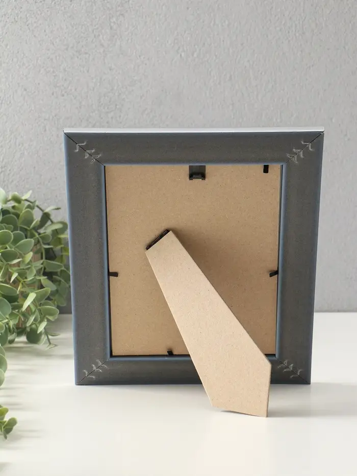 Фоторамка для фото 15х21 см "Luxe Elegance" пластик, серебро, (пластик экран)