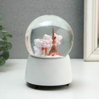 Сувенир полистоун водяной шар музыка и крутится "Признание мишки" МИКС 10,5х10,5х15,5 см