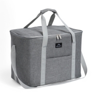 Термосумка для еды и продуктов 37 л, сумка холодильник, 43 х 26.5 х 33 см, толщина 5 мм