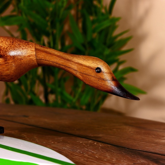 Сувенир "Утка на сёрфе" дерево 40 см