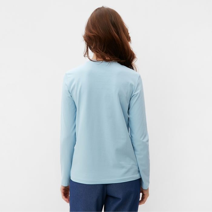 Лонгслив женский MINAKU: Basic line цвет мятный, размер 52 Лонгслив женский MINAKU: Basic line цвет мятный, размер 52