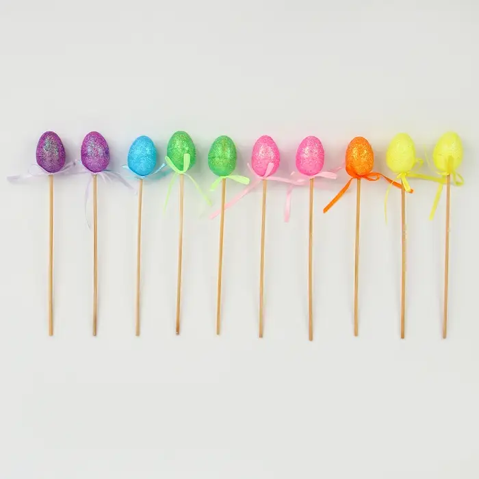 Пасхальный декор, топперы &laquo;Яркие краски&raquo;, 3&times;14&times;27 см