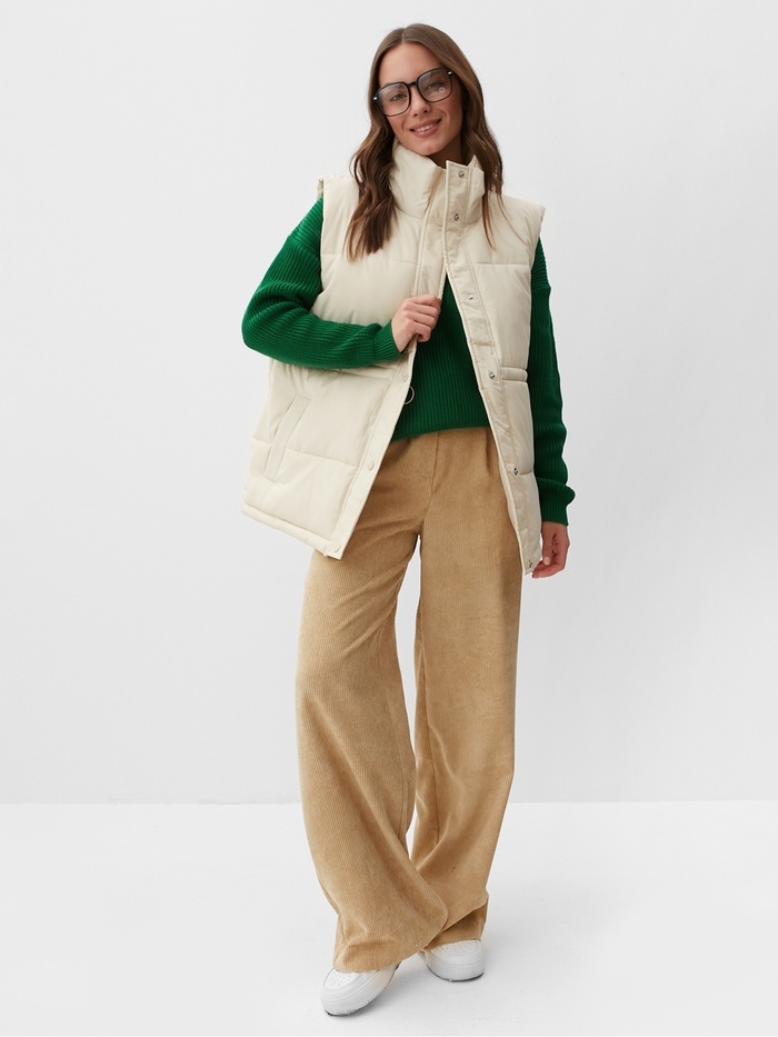 Жилет женский демисезонный MIST, размер L, молочный