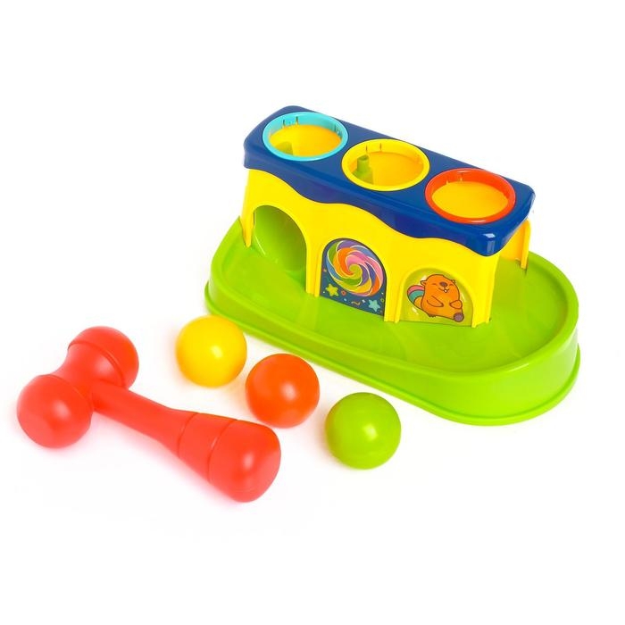 Стучалка &laquo;Светофор&raquo;, с молоточком, в пакете