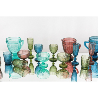 Кувшин для воды стеклянный Magistro &laquo;Ла-Манш&raquo;, 1,1 л, 14&times;19,5 см, цвет розовый