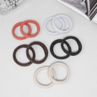 Резинка для волос "Синди" (набор 10 шт) блеск роскошь, 4,5 см