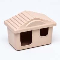 Клетка-мини для грызунов "Пижон" №2, укомплектованная, 27 х 15 х 16 см, бежевая