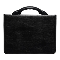 Портфель деловой 350 х 260 х 100 мм, 2 отделения, искусственная кожа, К 6С11, "Волхов", чёрный