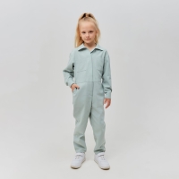 Комбинезон для девочки MINAKU: Casual collection KIDS цвет мятный, рост 140