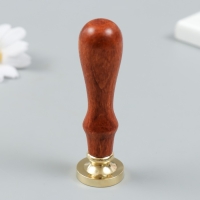 Печать для сургуча с деревянной ручкой "Ёлочные украшения" 9х2,5х2,5 см