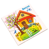 Развивающие пазлы из дерева &laquo;Времена года&raquo;