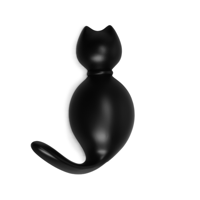 Крючок мебельный CAPPIO CAT, однорожковый, черный