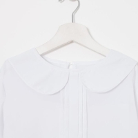 Школьная блузка для девочки, цвет белый, рост 140 Школьная блузка для девочки, цвет белый, рост 140