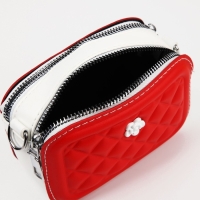 Сумка детская для девочки на молниях, цвет красный Сумка детская для девочки на молниях, цвет красный