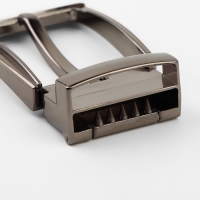 Пряжка для ремня, 6,2 × 4 см, 27 мм, цвет чёрный никель Пряжка для ремня, 6,2 × 4 см, 27 мм, цвет чёрный никель