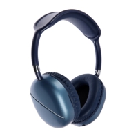 Наушники AKZ MAX10, беспроводные, полноразмерные, микрофон, подсветка, синие Наушники AKZ MAX10, беспроводные, полноразмерные, микрофон, подсветка, синие