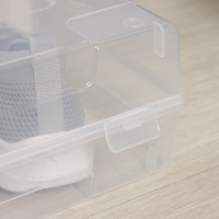 Короб для хранения обуви &laquo;Реноме&raquo;, 61&times;34&times;13 см, цвет прозрачный