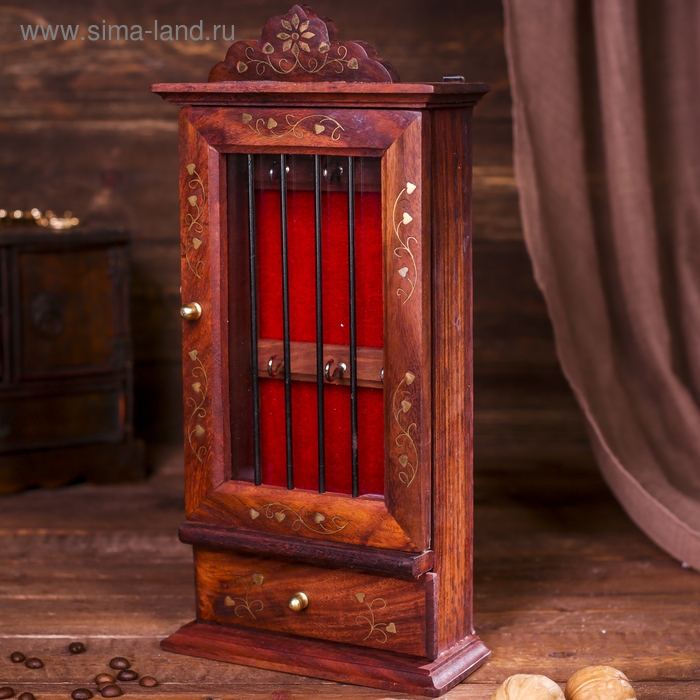 Ключница "Тайник" дерево 7х16х34 см