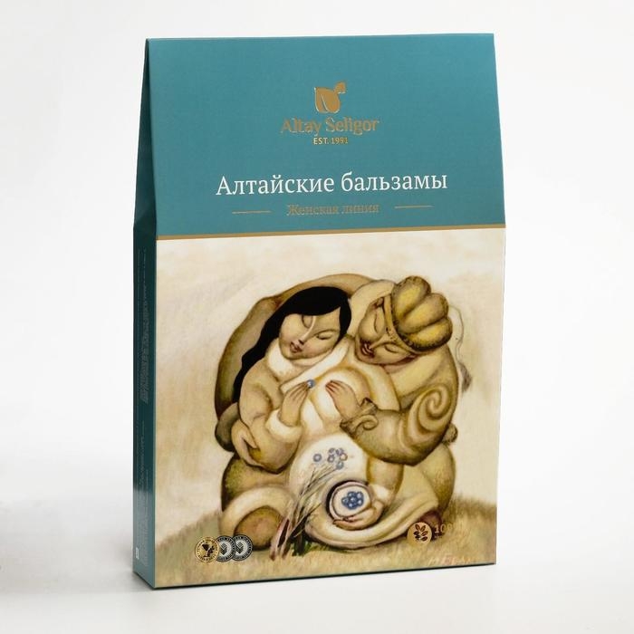 Подарочный набор Altay Seligor, женская линия: бальзам &laquo;Идиллия&raquo;, бальзам &laquo;Милава&raquo; на меду, 2 флакона по 100 мл