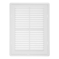 Решетка вентиляционная ZEIN Люкс ЛР150, 150 x 200 мм, с сеткой, разъемная